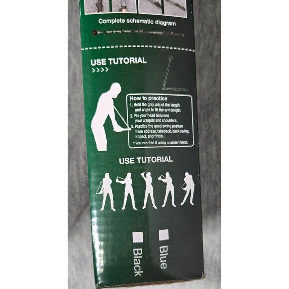 Golf Swing Training Aid Stick Posture Corrector Pro Practice Trainer NEW IN BOX - Picture 3 of 5